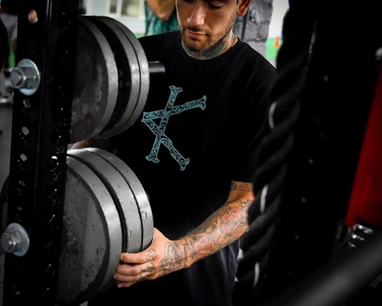 Caffeine & Kilos Paisley Cardinal Shirt - Image 2