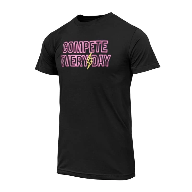 Compete Every Day Electric T-Shirt - Image 2