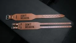 Rogue Leather Wrist Wraps - Don't Weaken