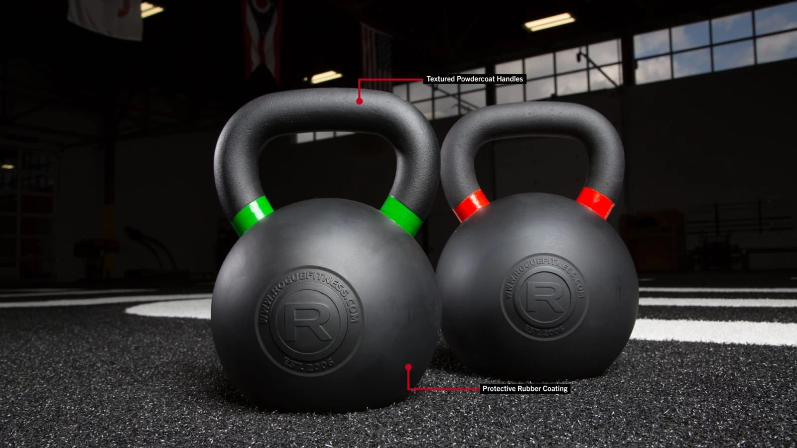 Rogue Rubber Coated Kettlebells - Image 5