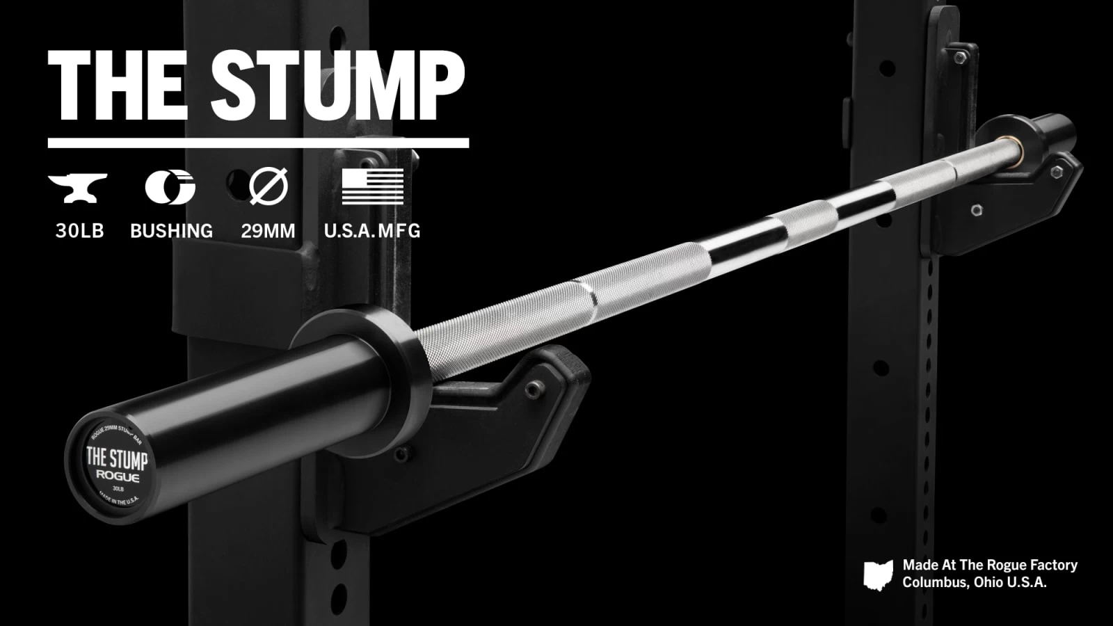 Rogue 29mm Stump Bar