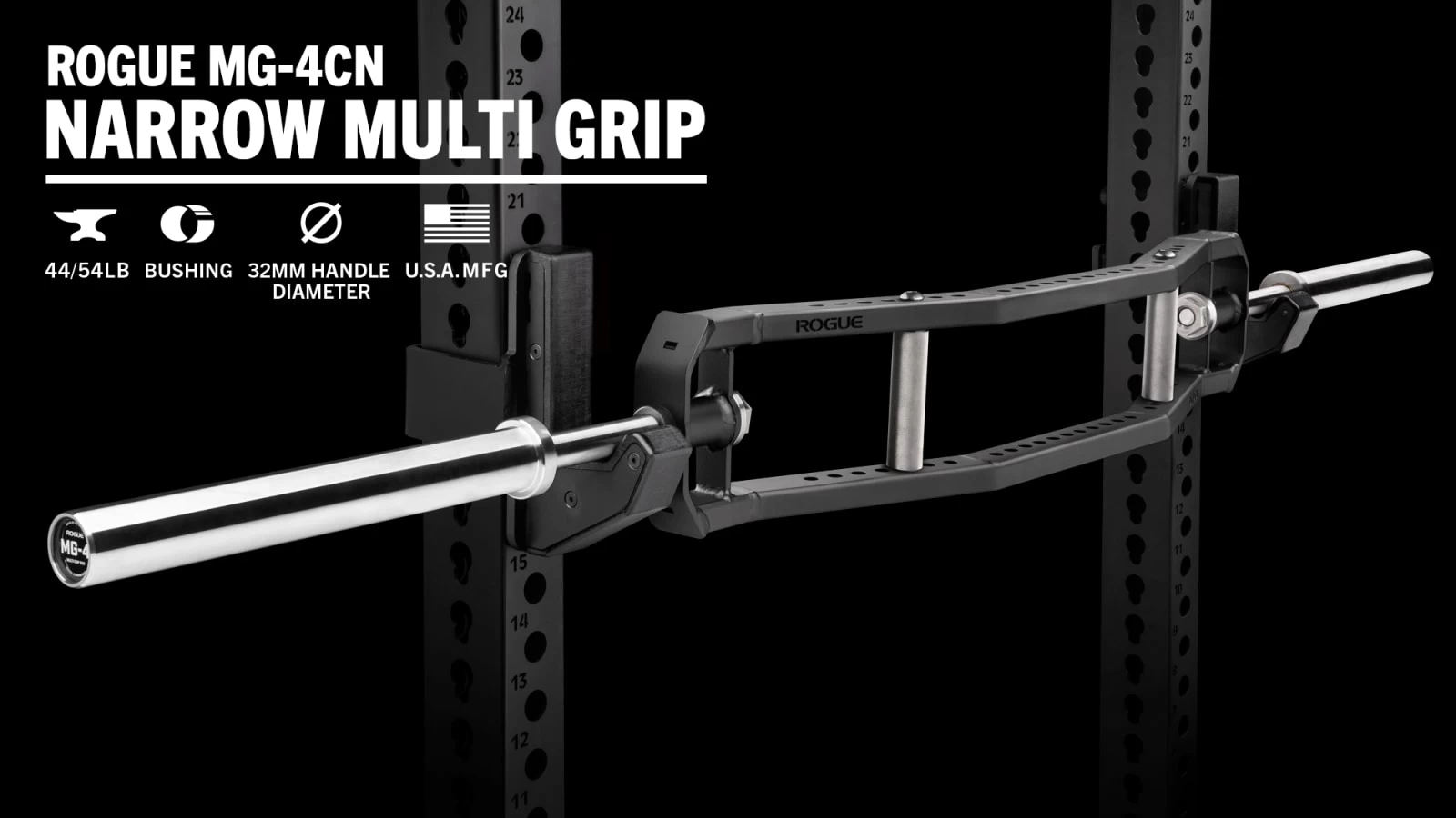 Rogue MG-4CN Narrow Multi Grip Camber Bar