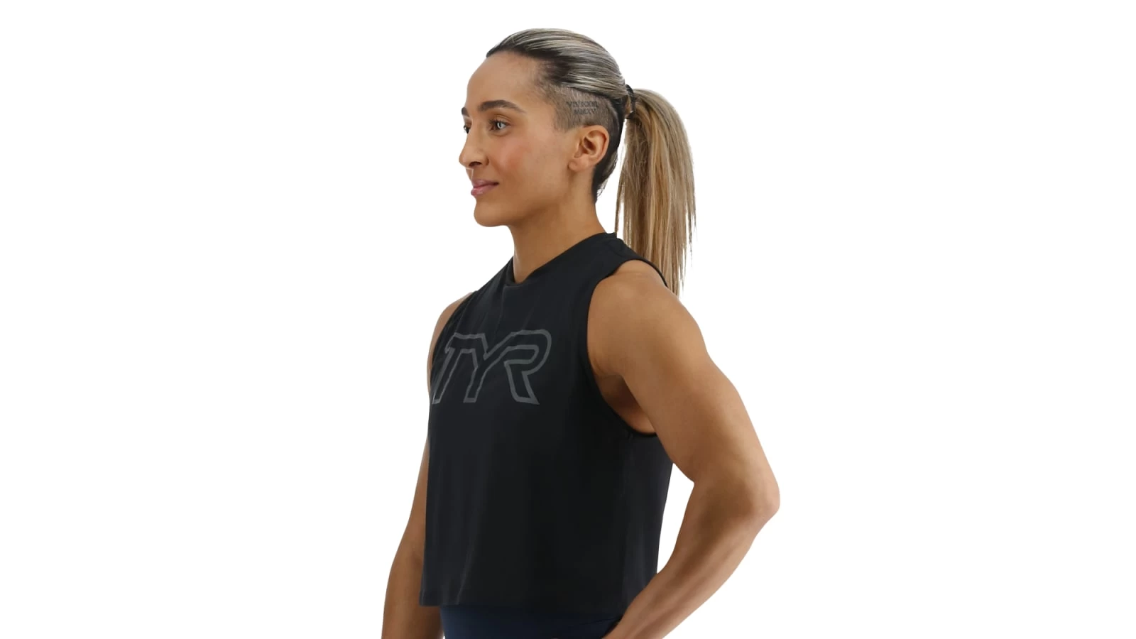 TYR Women's ClimaDry Cropped Tech Tank - Image 2