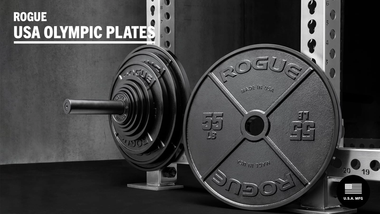 Rogue USA Olympic Plates